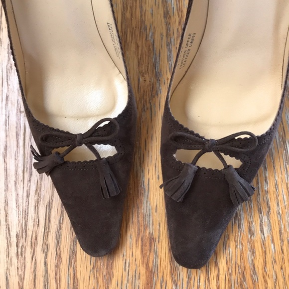 J. Crew Shoes - J Crew brown leather heels